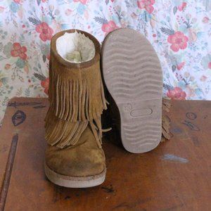 Fringed Fleeced Lined Boots